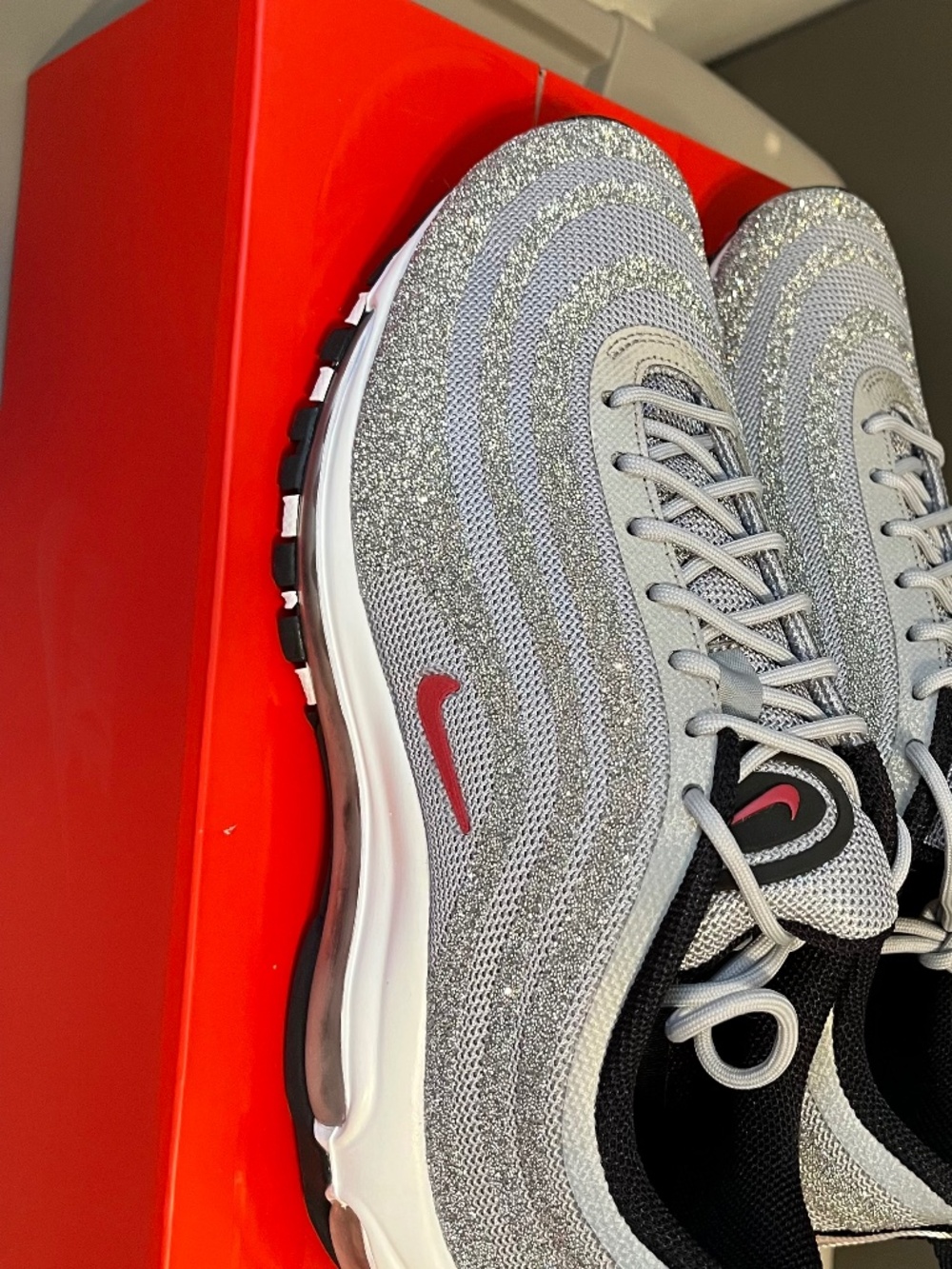 Swarovski x Nike Air Max 97 LX Silver Bullet- Size 8.5 Womens New in Box